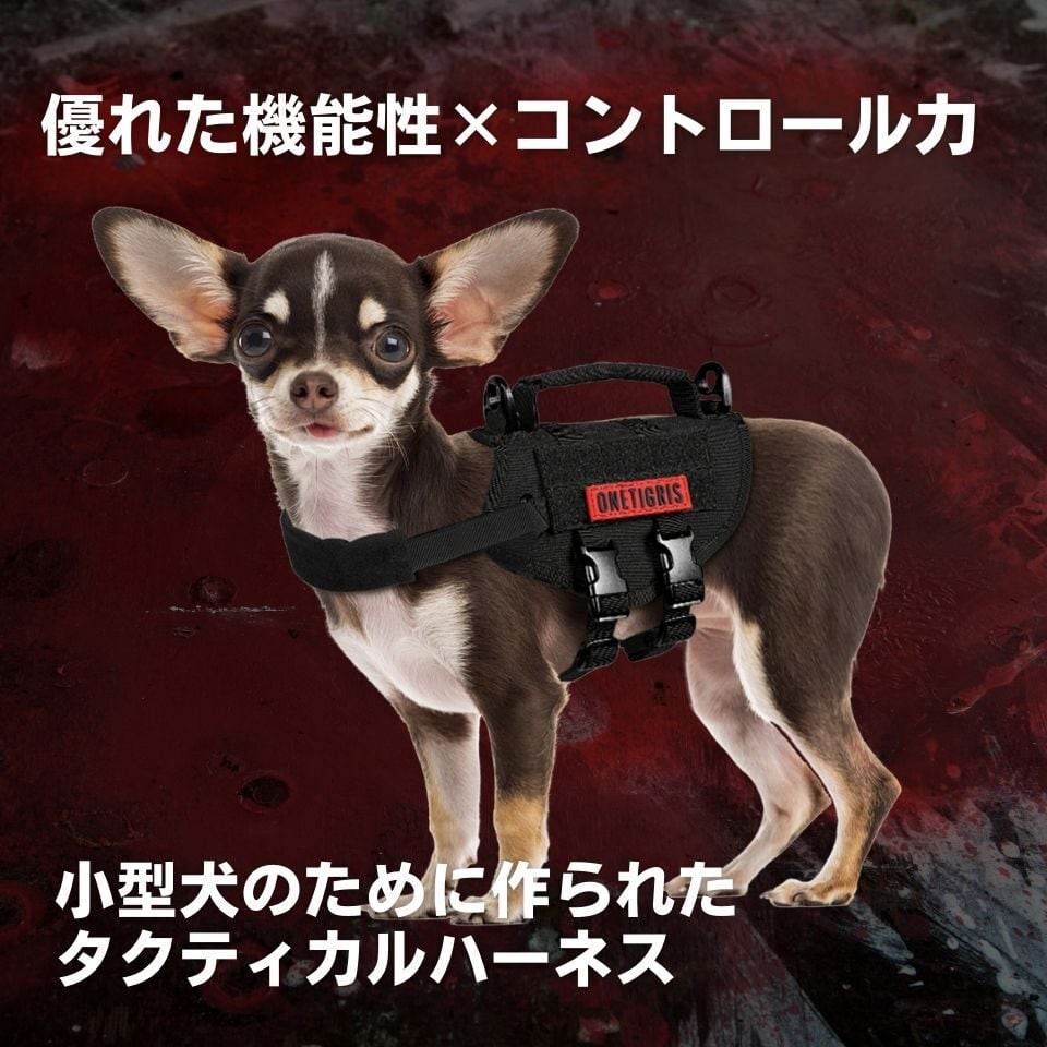 ハンドル付きハーネス 小型犬 オファー