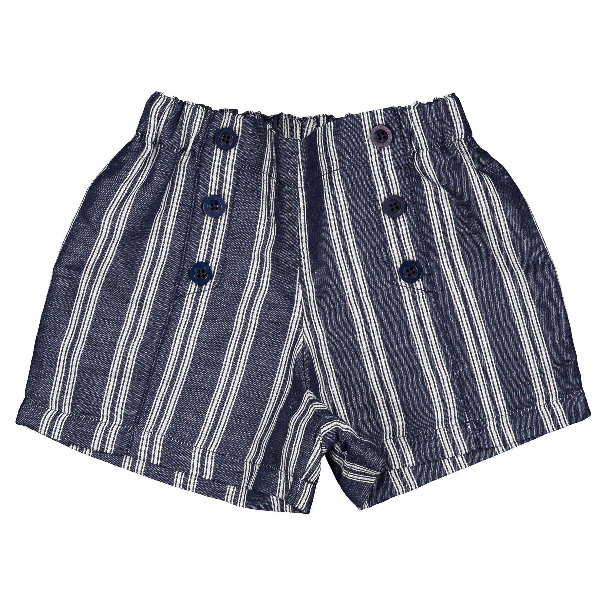 予約【Maison Marelle】Short SEVRES- navy stripes / 18M~8Y / 6月上旬以降入荷