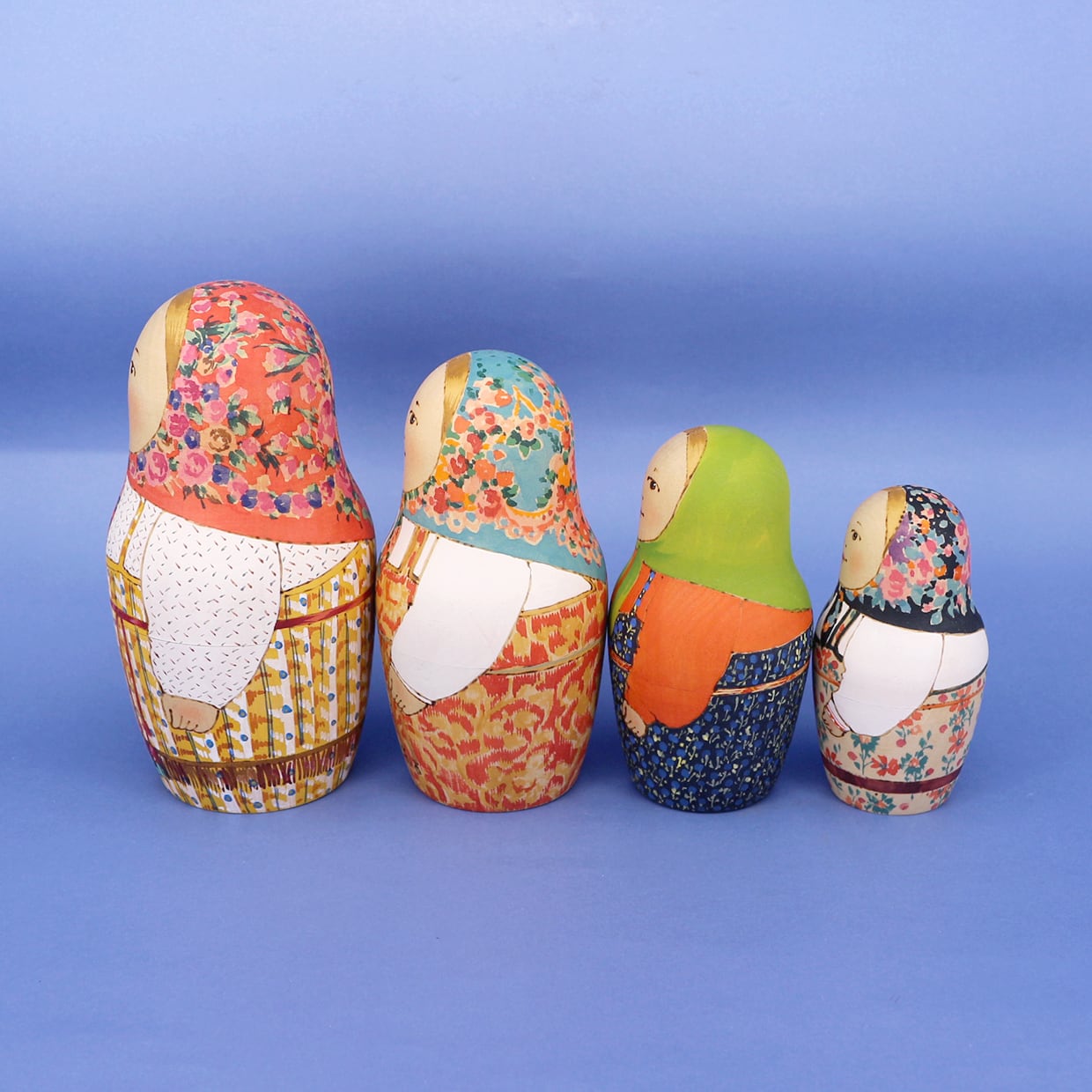 マリア・ドミトリエワ作 マトリョーシカ 15個型 | GINZA HAKKO 木の香