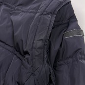 BLACK LABEL CRESTBRIDGE ブラックレーベル クレストブリッジ 裏チェック 2WAY ホワイトグース ダウンジャケット & ベスト L /三陽商会