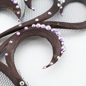 社交ダンス 小物 まとめ 5点 セット ピンク系 ブラウン系 ヘアオーナメント ネックレス イヤリング アクセサリー 装飾 飾り 小物 ダンス パーティ 発表会 デモ つけ毛 つけ髪 ヘアアクセサリー 髪飾り キラキラ