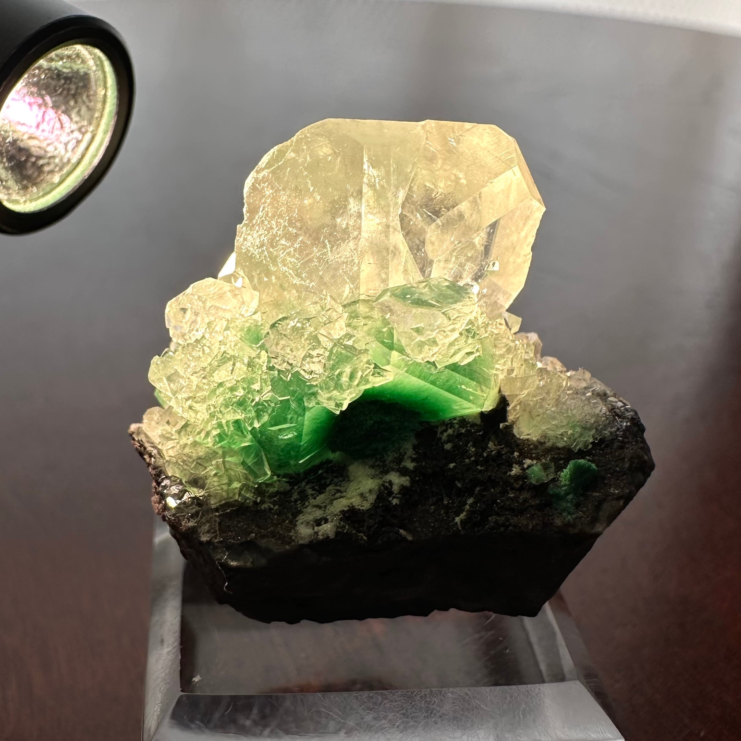 カルサイト / マラカイト【Malachite in Calcite】ナミビア産