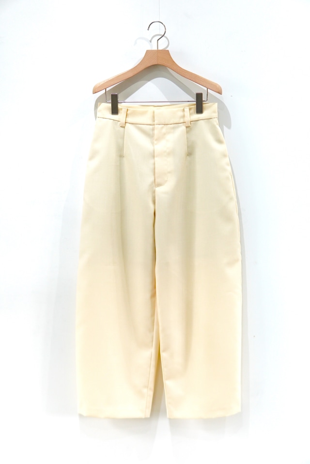 little suzie / WOOL MIX CURVED TROUSERS
