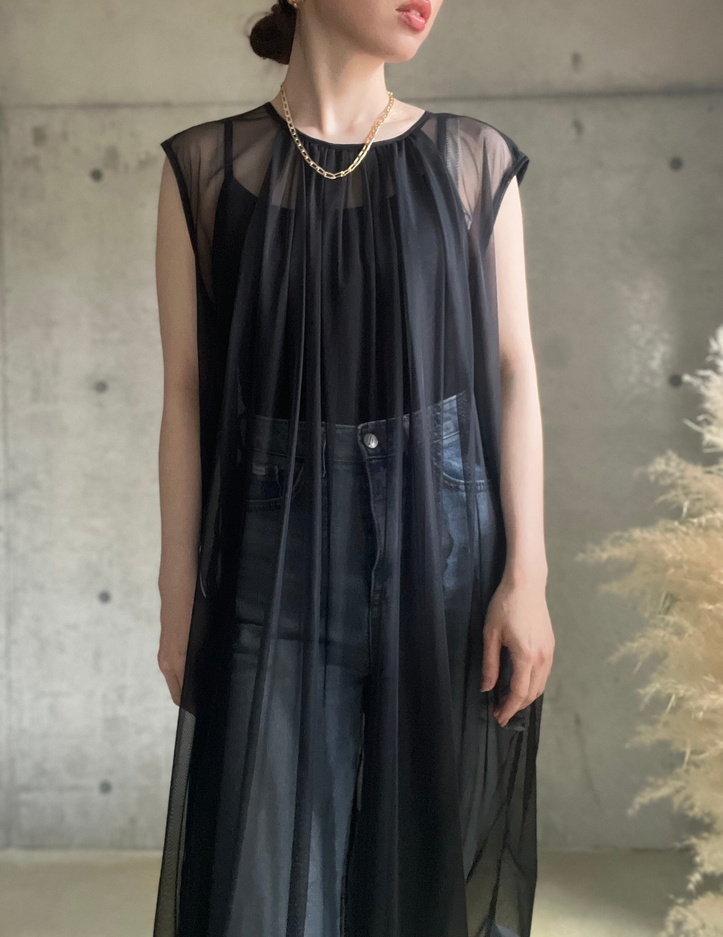 melt the lady オープンギャザーフリルワンピース＊ブラック melt the lady オープンギャザーフリルワンピース＊ブラック