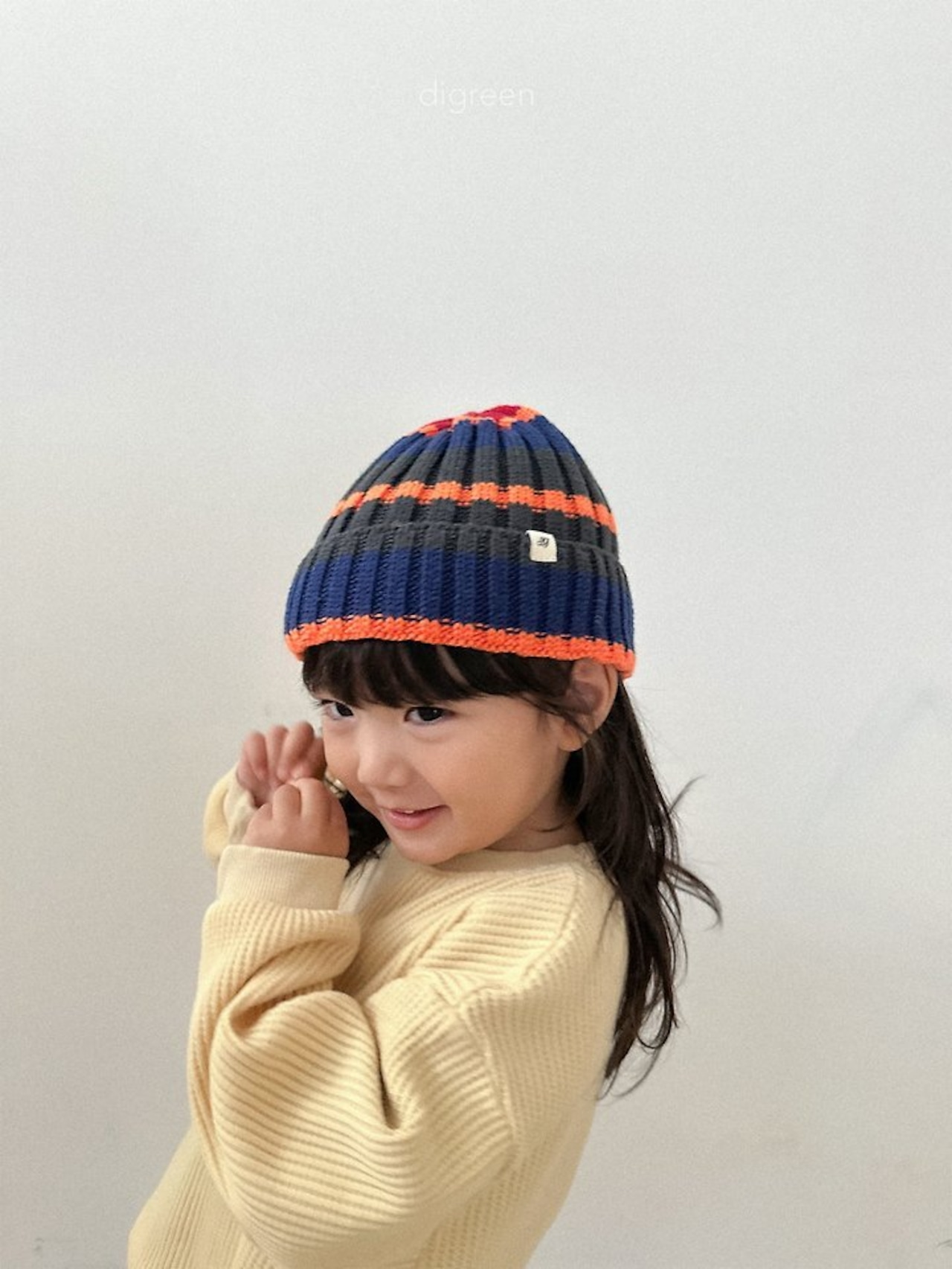 韓国子供服 / Digreen / 26Autumn / flat waffle mtm / ワッフルトレーナー *S~XXL*