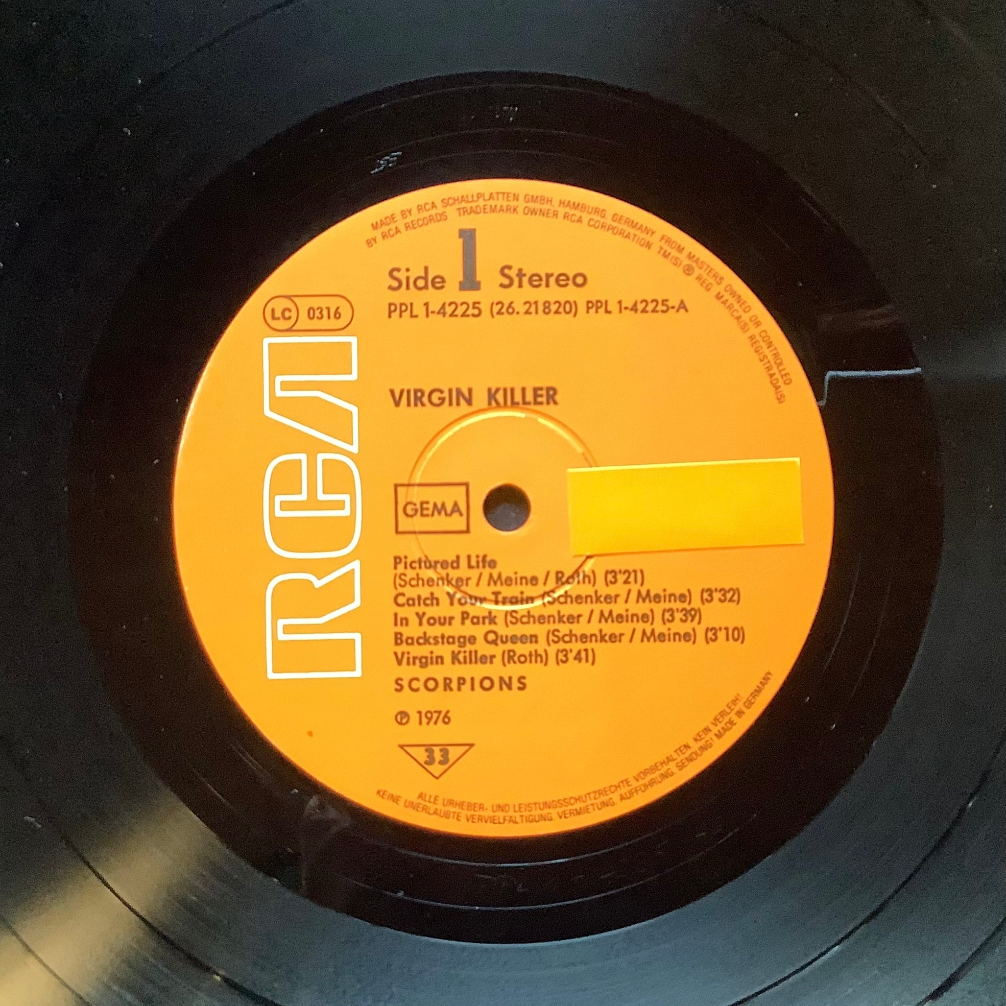 SCORPIONS / VIRGIN KILLER | Plastic Soul Records