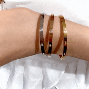 ジルコニアバングル 4ミリ