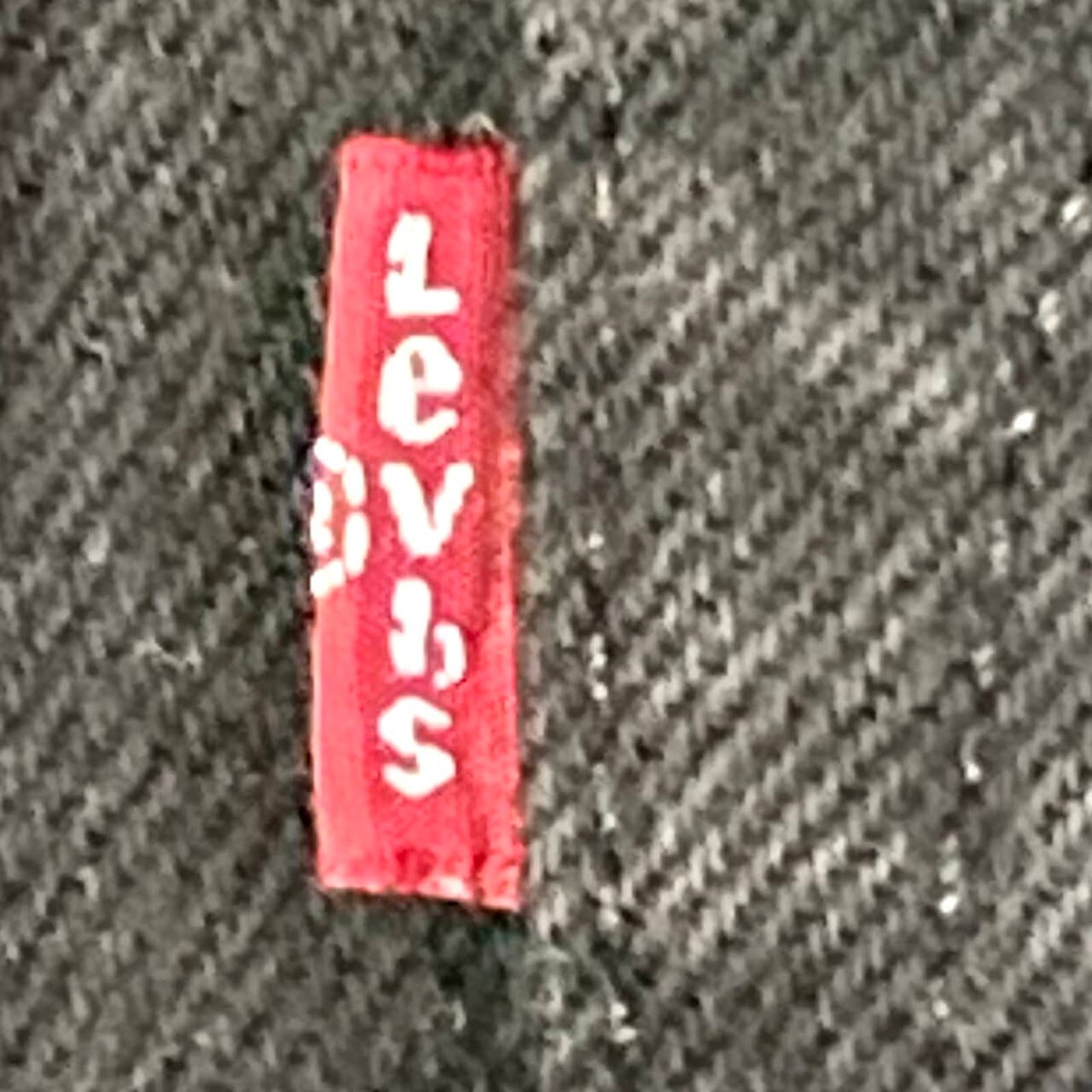 Levi's リーバイス  ストレートデニムパンツ ブラックデニムパンツ