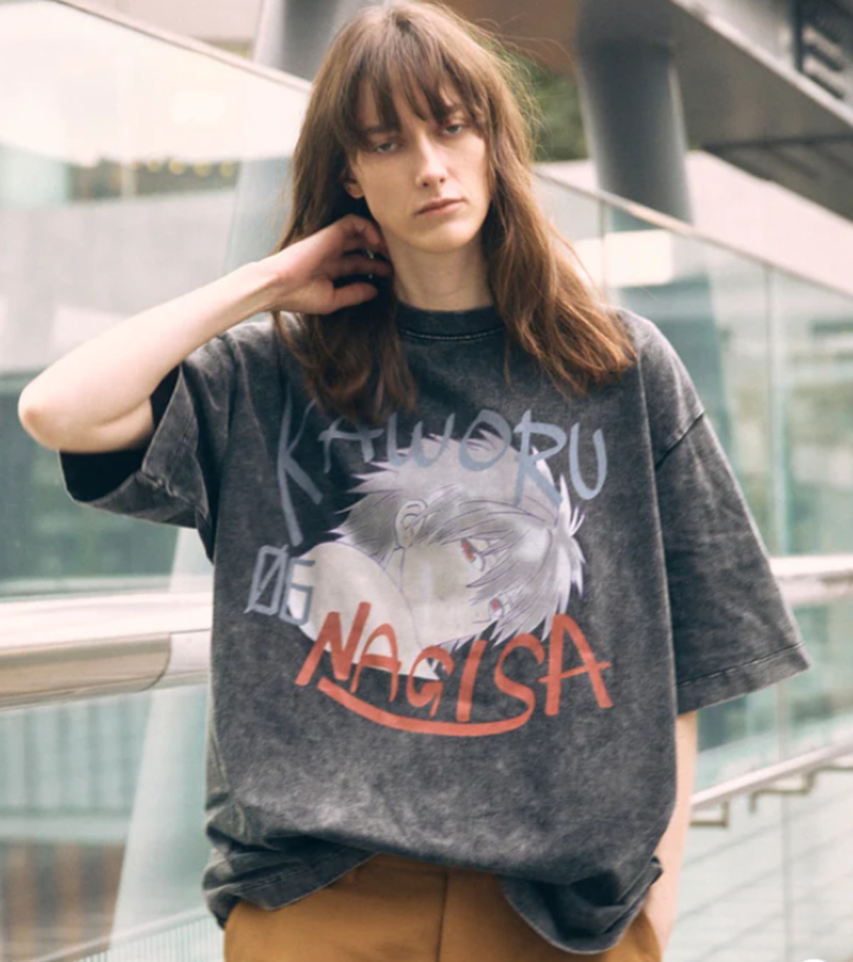 EVANGELION for MAISON SPECIAL】Prime-Over Crew Neck Graphic T