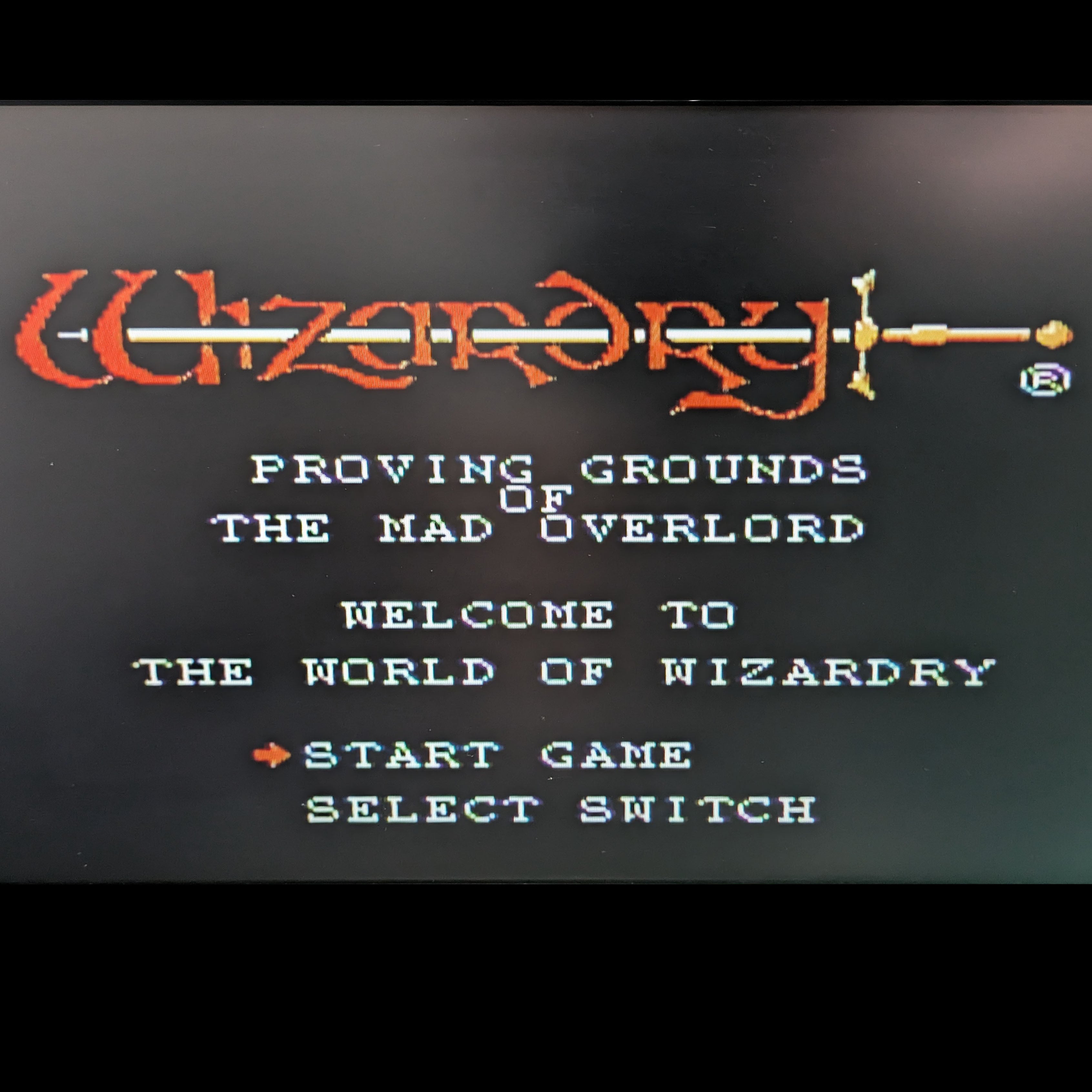 ASCII(アスキー)・『Wizardry(ウィザードリィ)』・タイトル正常 ASCII(アスキー)・『Wizardry(ウィザードリィ)』・タイトル正常