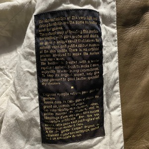 LOUIS VUITTON leather riders jacket
