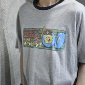 sponge bob humor print tee