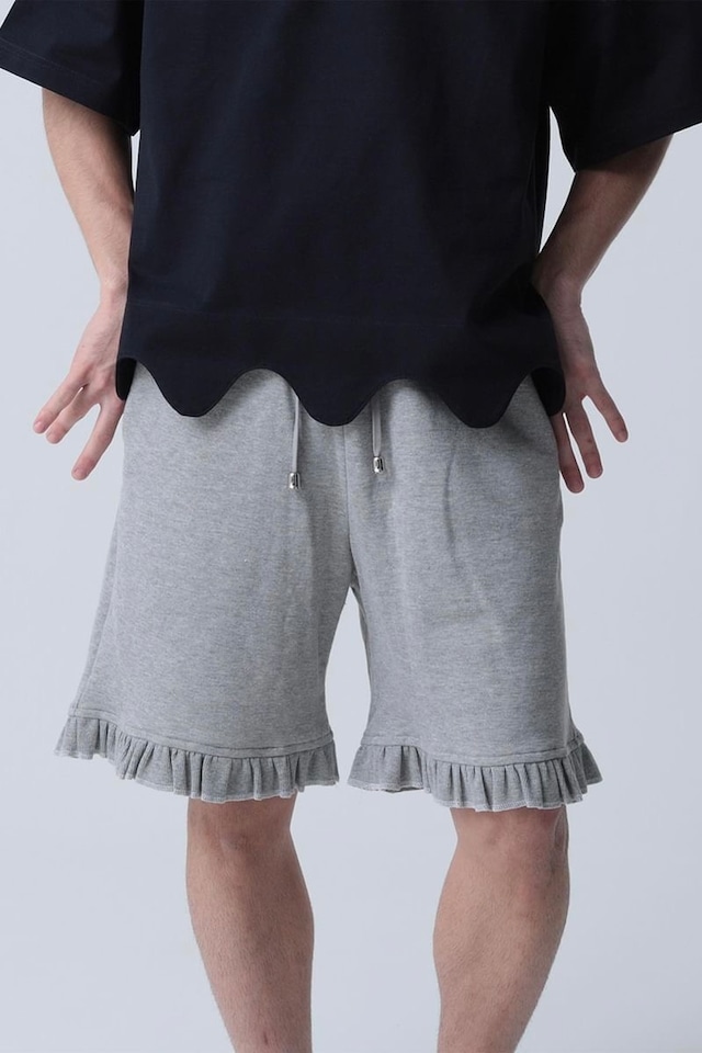 【NICK GEAR】Sweat Frill Shorts