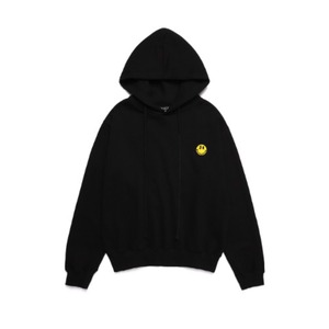 [DXOH] DXOH SMILE PATCH HOODIE BLACK 正規韓国ブランド 韓国ファッション 韓国代行 トレーナー