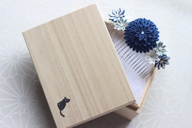 つまみ細工 コーム