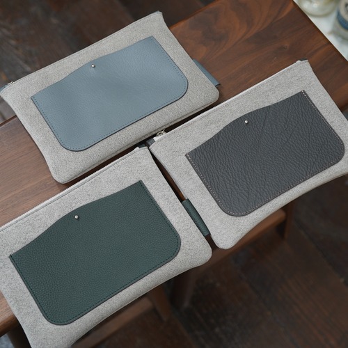 Maison d' Artisan  ポッシュ（poche）　ウルトラスエード　グレー