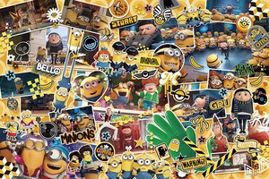 【数量限り】1000ピース ジグソーパズル ミニオンズ大騒動！ (50x75cm)