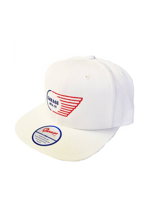 Wing logo cap White