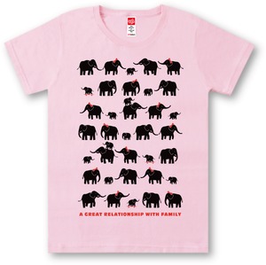 #423 Tシャツ ELEPHANT/PNK