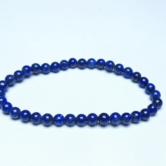 ラピスラズリ ブレスレット 5mm 一点物 メール便可 [M便 1/10] 111-48316