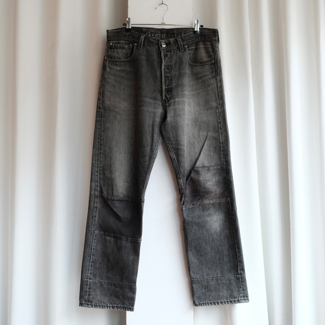 Maison Martin Margiela 00s ARTISANAL LEATHER×DENIM PANTS