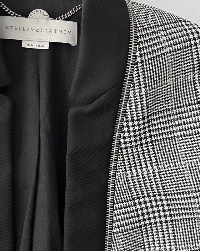 STELLA McCARTNEY　GLEN CHECK ZIP JACKET
