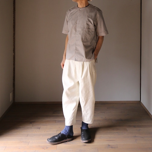 ASEEDONCLOUD アシードンクラウド　ハンドベーカー HW short sleeve shirt #241618 Check