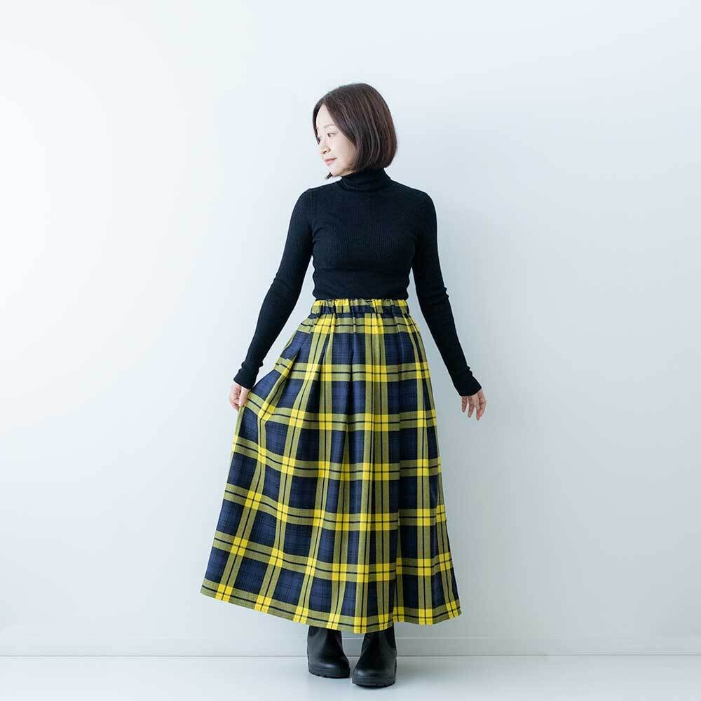 O'NEIL OF DUBLIN ウールチェックスカート