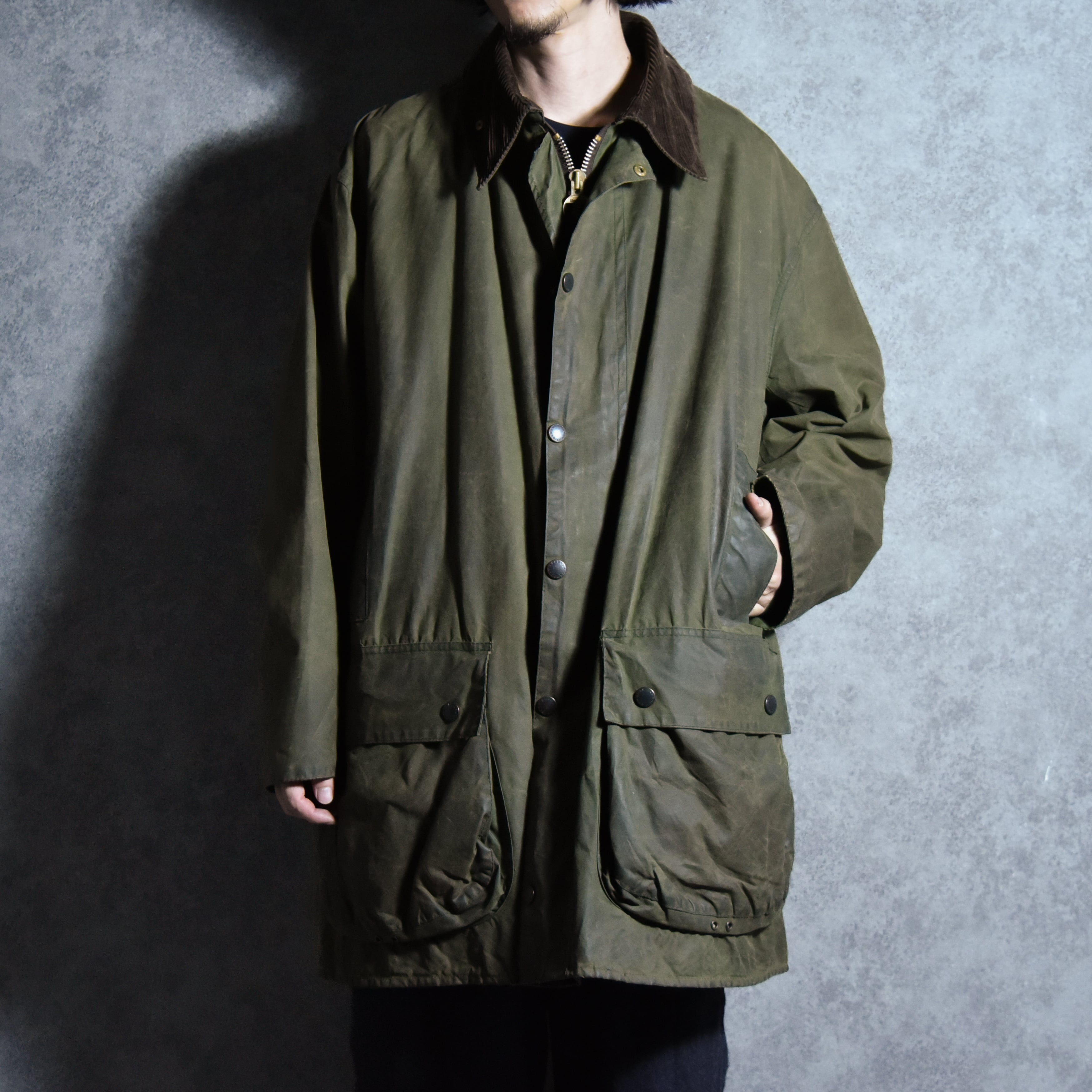 期間限定~2026/1/4】80-90s Barbour BORDER バブアー ボーダー 3