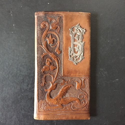 Antique Leather Wallet or Card Holder