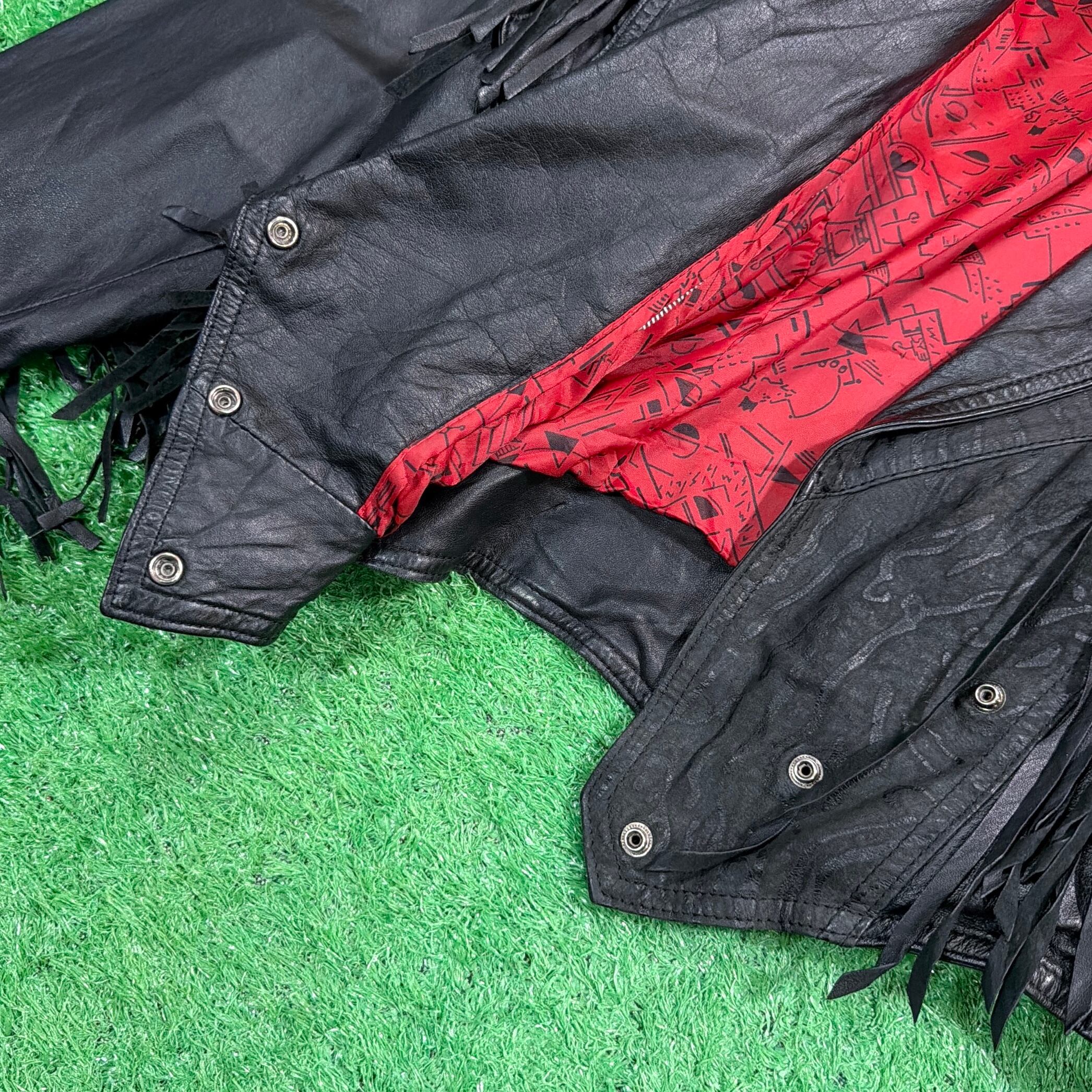 値下げ‼️80s 90s 短丈レザージャケット 革ジャン レーシングジャケット M / 80s 90s UNKNOWN スウェード レザー ブルゾン ショート丈 短丈 革
