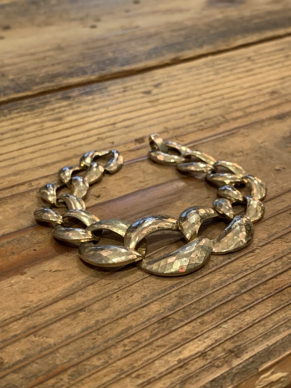 1970～80's Design Thick Chain Bracelet