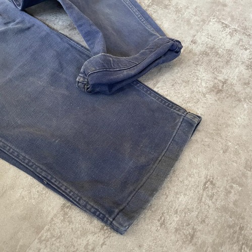 40s 50s Adolphe Lafont ファーマーズ コットン ブルー / W33 詳細写真15