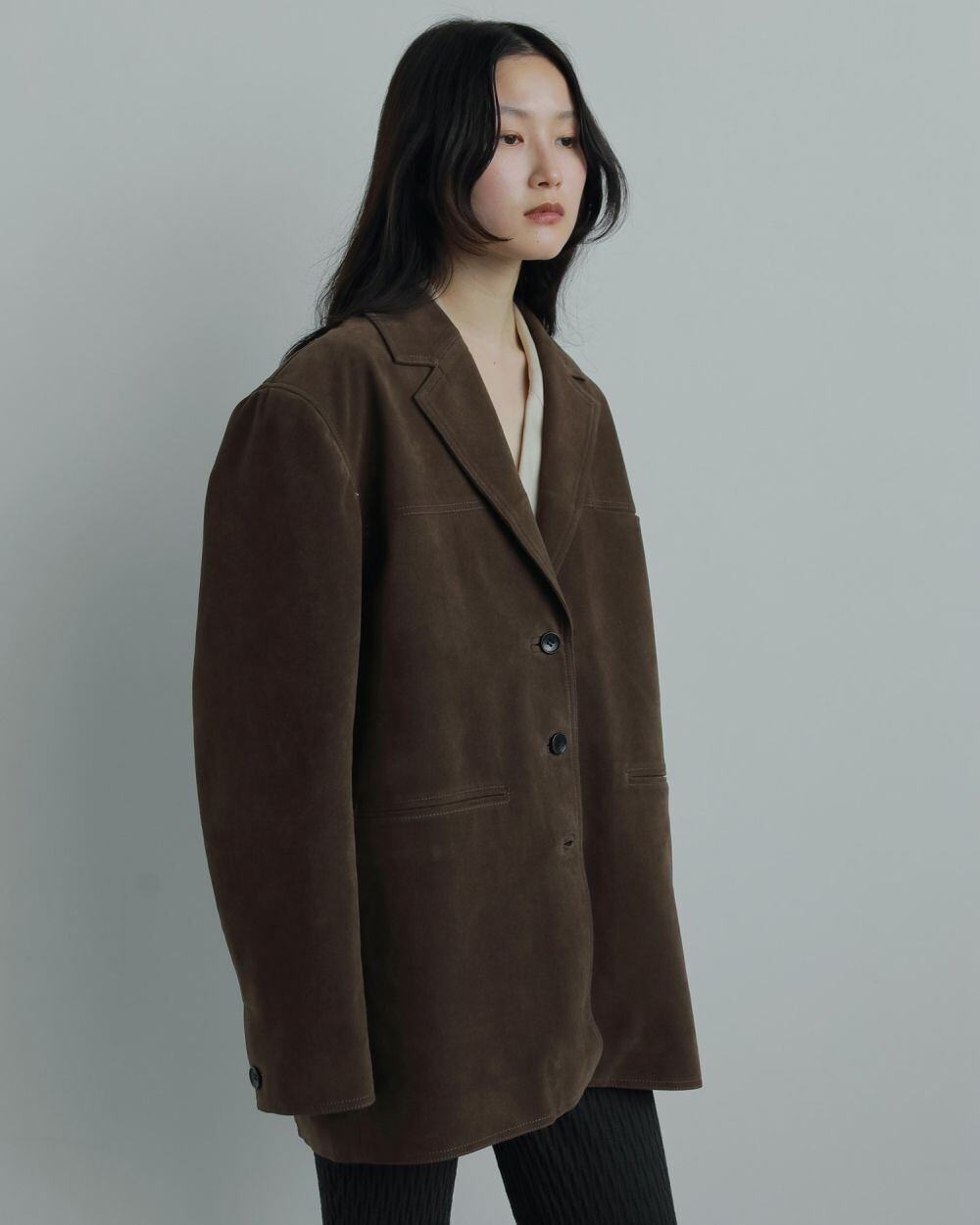 anuke Eco Suede Jacket アンヌーク エコスエードジャケット anuke アンヌーク Eco Suede Jacket 62520102 | ANERCA & L.I.V