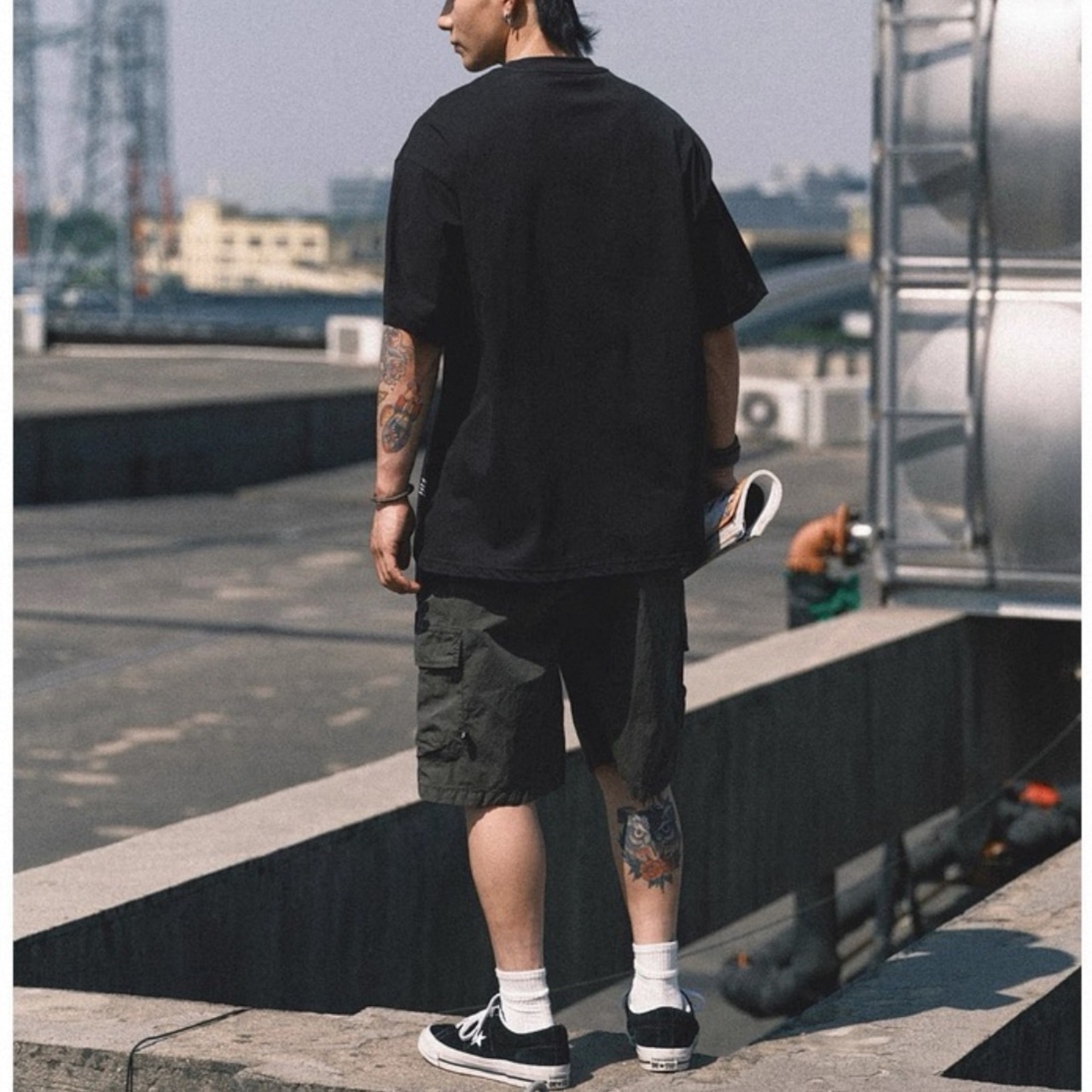 Utility pocket cargo shorts 1353 - 6