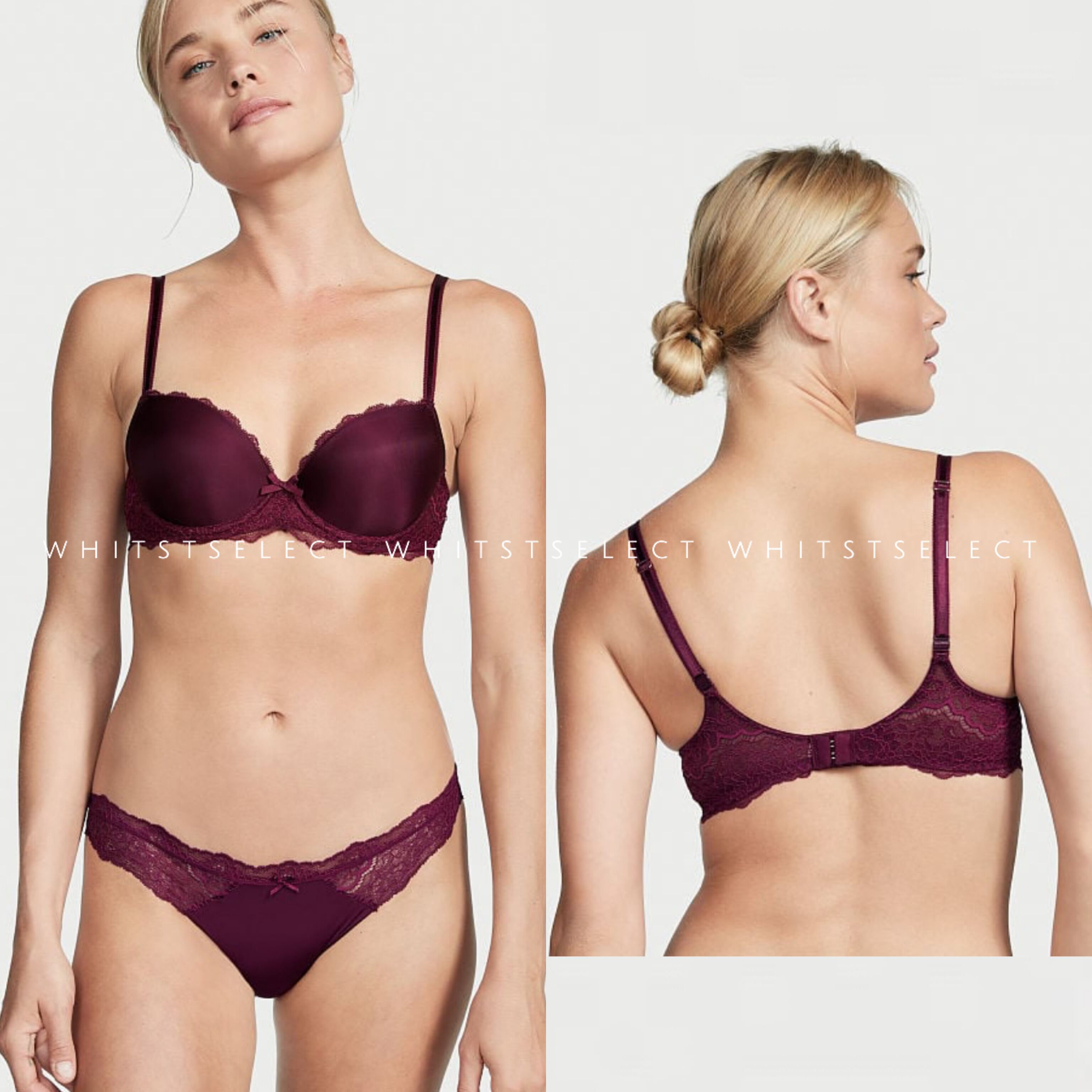 アンダーウェア】プッシュアップブラ＆ソングパンティ ヴィクトリア  