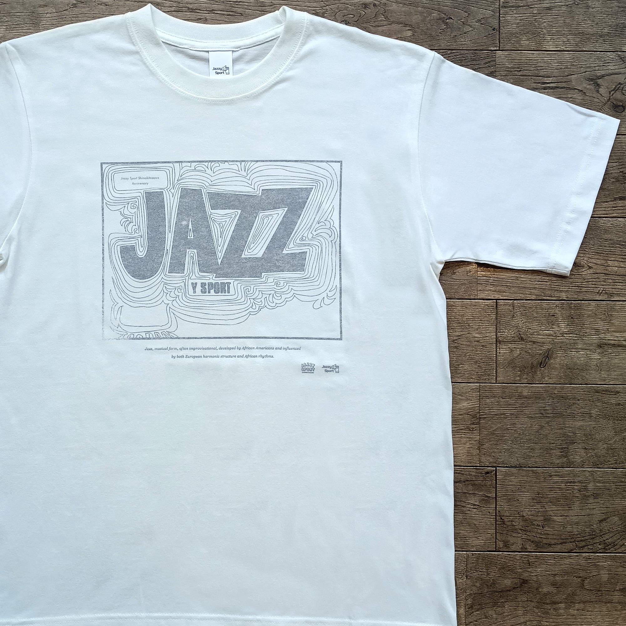J.S. Vintage JAZZ Tシャツ（ヴィンテージ・ホワイト）