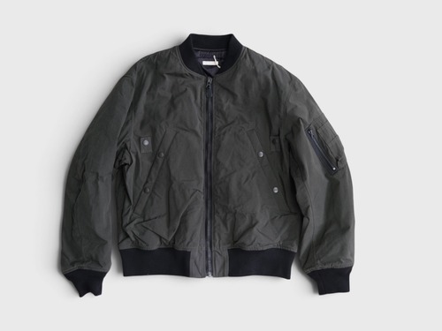 ULTERIOR” WAXED WEATHER FLIGHT JKT”