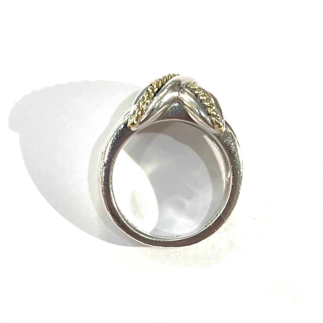 TIFFANY & Co.】【14号】2888シグネチャー リング／SV925・750