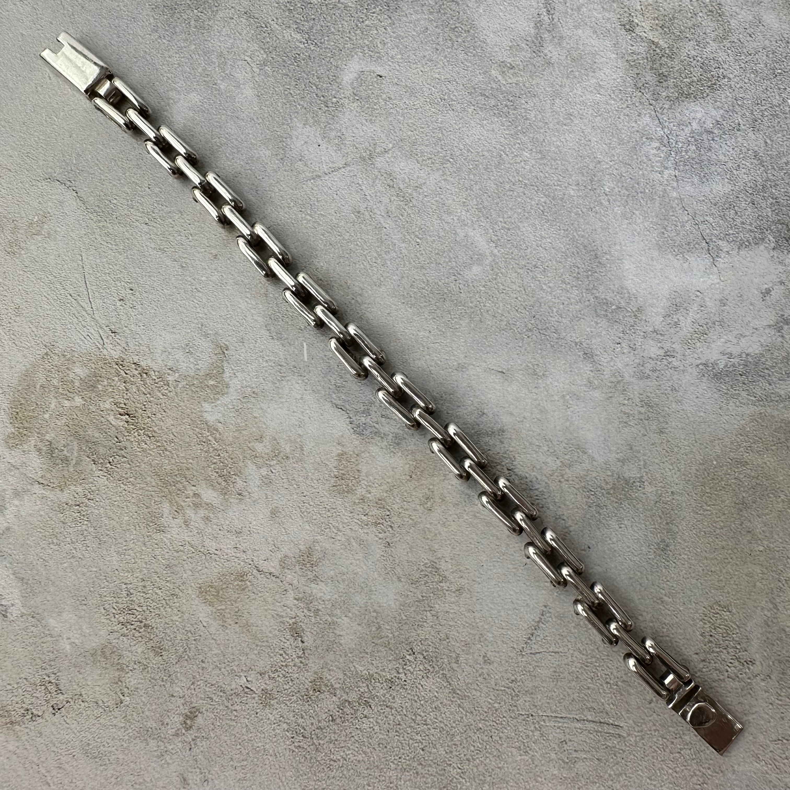 Vintage Chain Link Bracelet Silver925 Made in Mexico