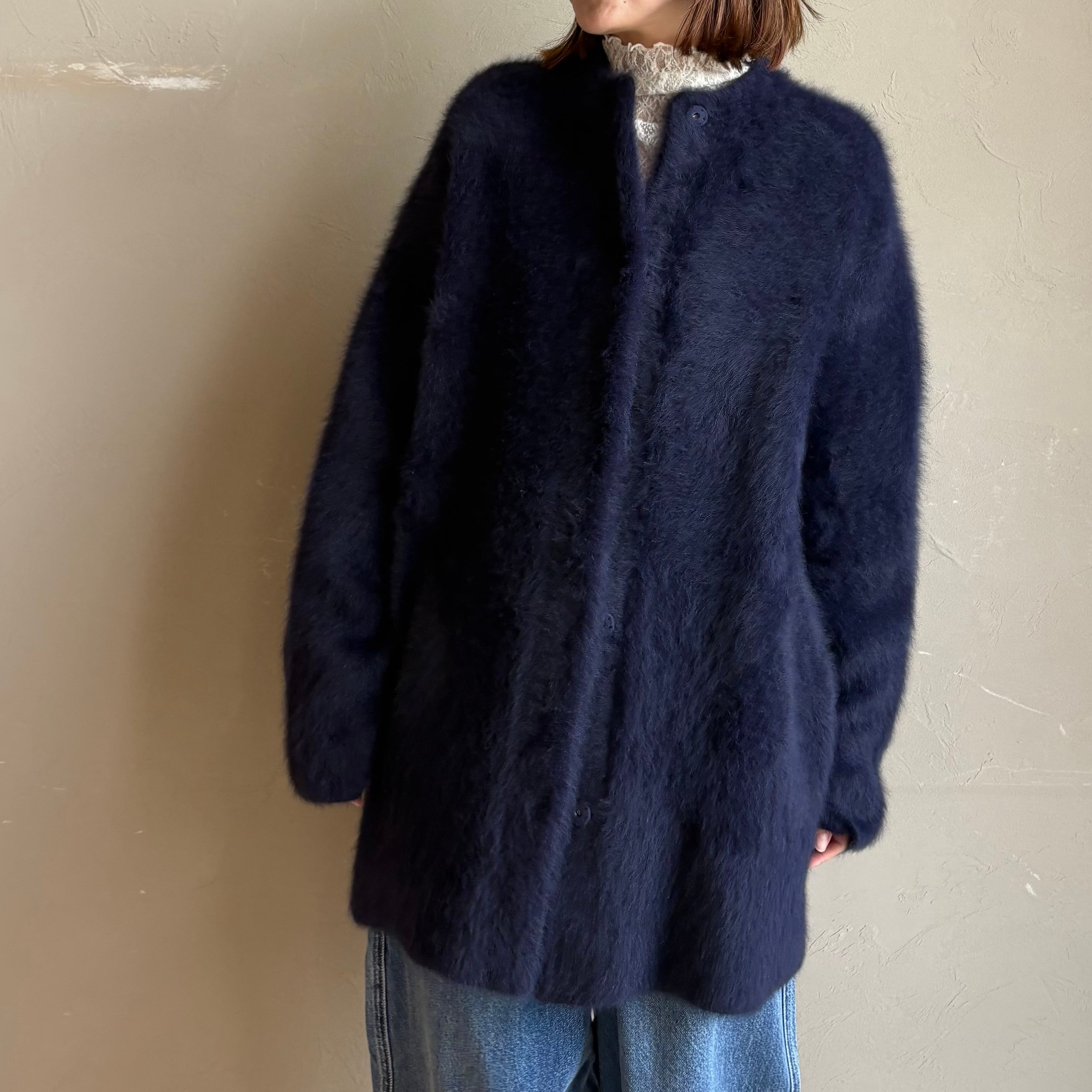 《 9/30までご予約|10/下旬~入荷 》【 LILLY LYNQUE 】Fox Cashmere knit coat
