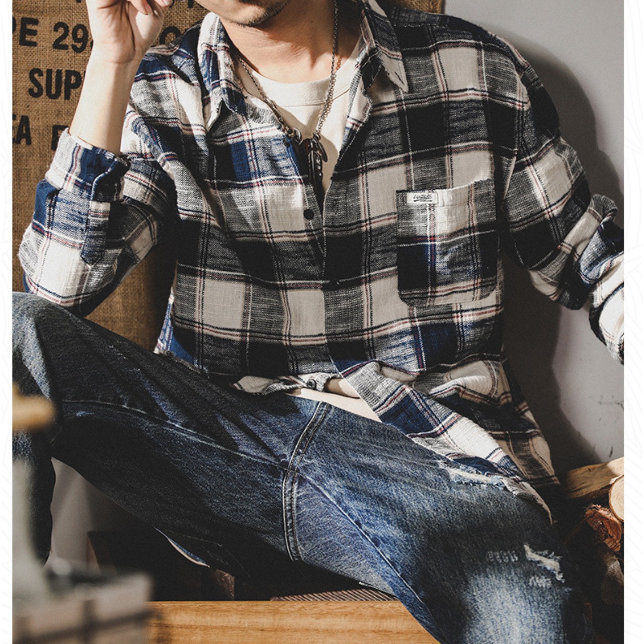 【Daily Outfit】チェックシャツ　TB2009・画像6