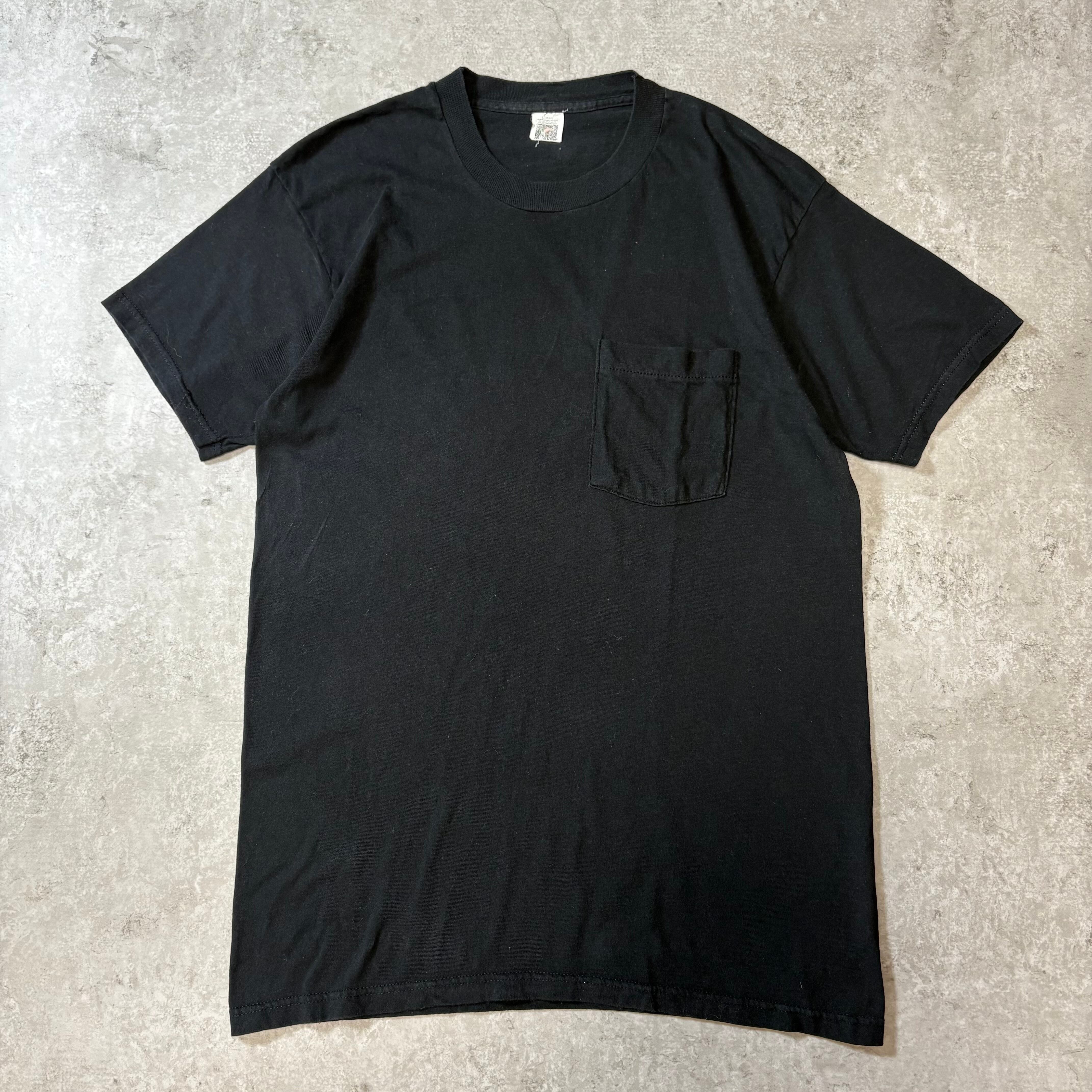 1990s~2000s "FRUIT OF THE LOOM" S/S Pocket T-shirt "耳付き‼︎"