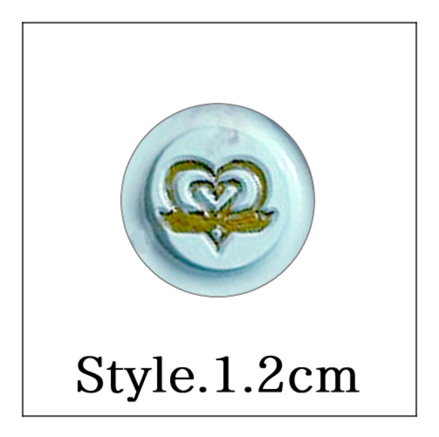 【mini stick シーリングスタンプ】「Style.＿1.2cm」白鳥・スワン・LOVE・愛・ハート・動物・鳥