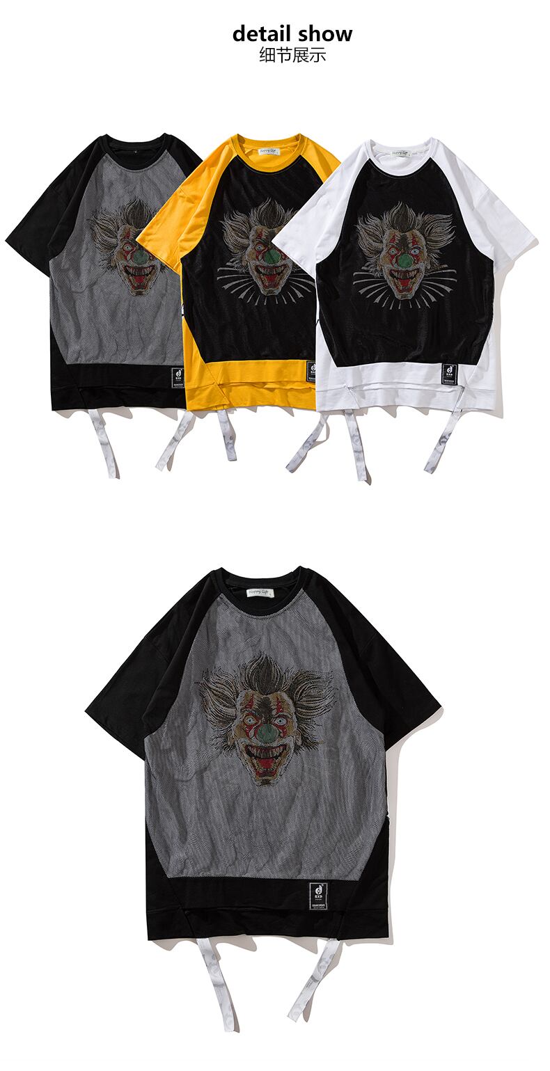 全2色 Tシャツ カットソー プリント カジュアル ストリート 