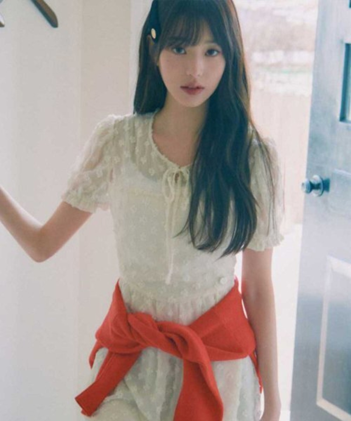 ☆IVE ウォニョン X rolarola コラボ！！【rolarola】FLOWER SHIRRING 
