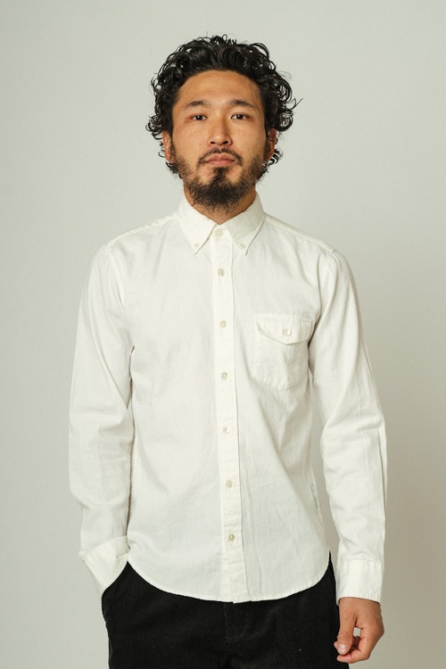 Japan OX Flap Pocket L/S BD Shirt - 101815004