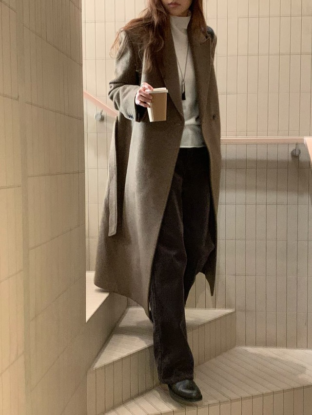 (予約) verveine / Rie corduroy straight pants 2color