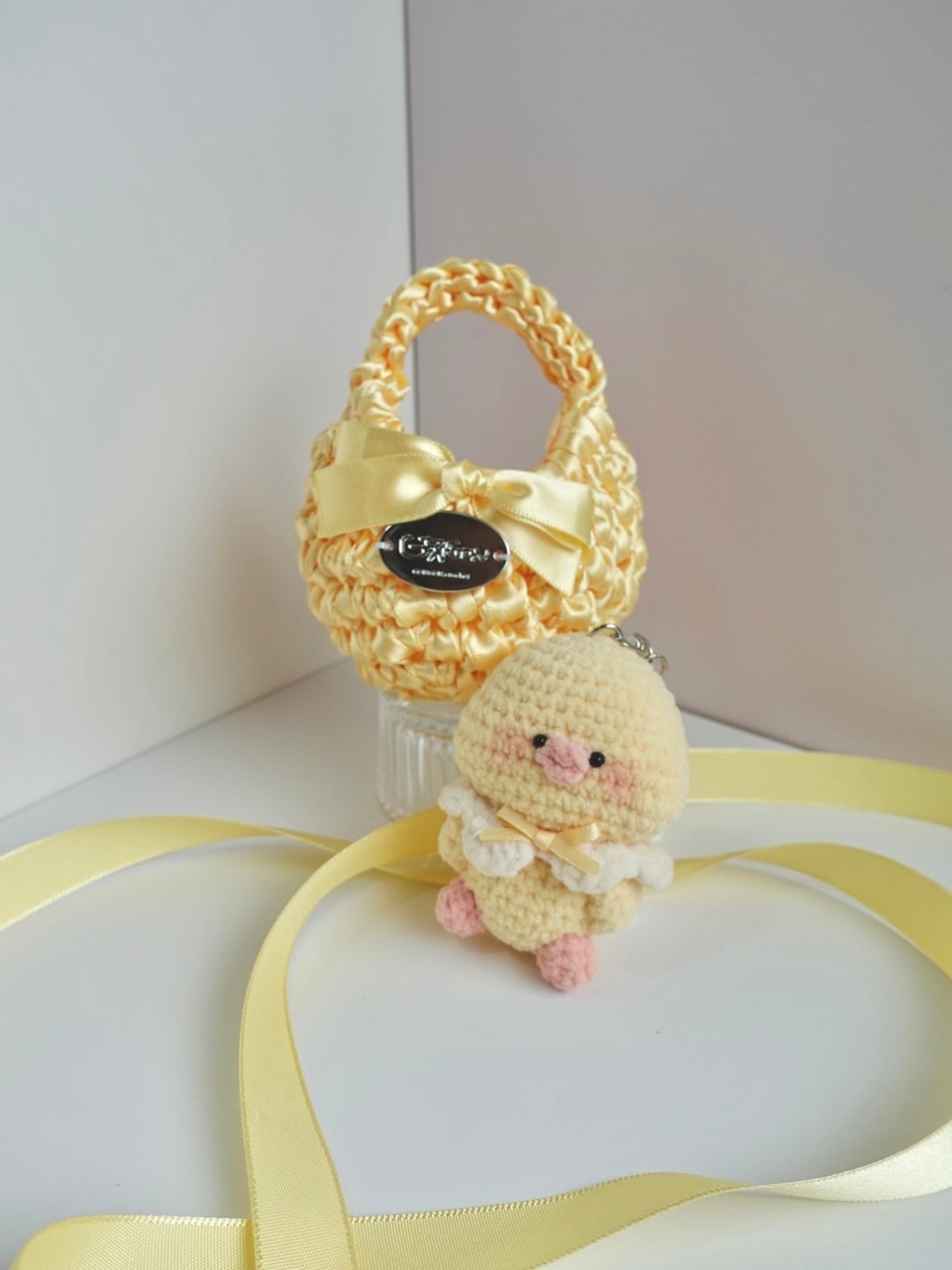 nic:o_crochet × GONGON.crochet コラボアイテム(yellow)