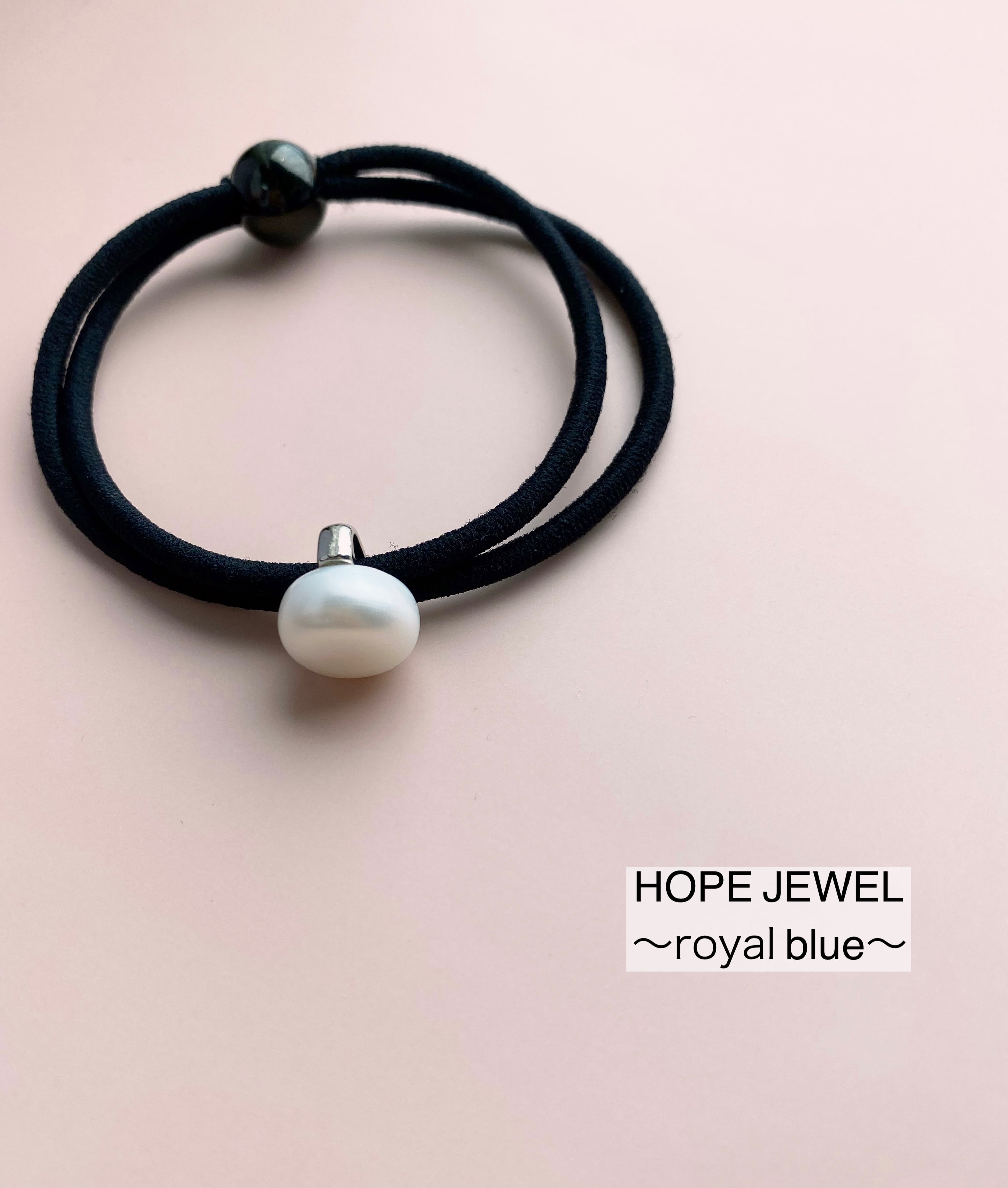 ヘアゴム   鮮やか☆グリーン大ぶりビーズ＆ブラック ヘアゴム 鮮やか☆グリーン大ぶりビーズ＆ブラック